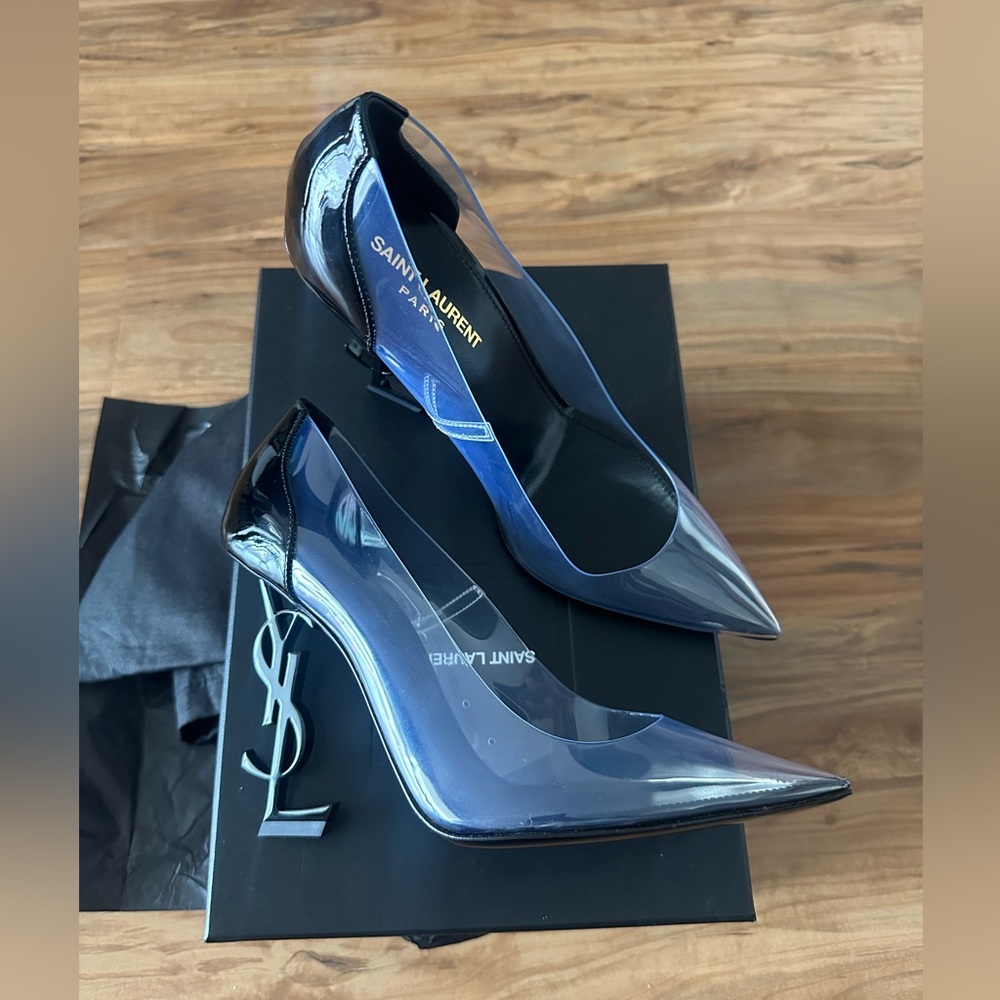 Saint Laurent opyum pvc pump size IT 39.5 black